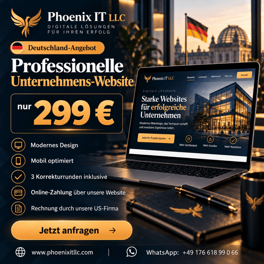Corporate Website Design – nur 299€